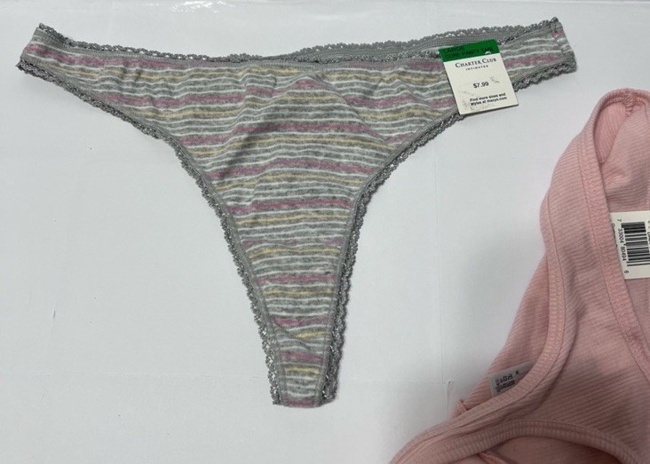 Jenni Intimates & Chapter Club Thong Panties Size L Lot Of 2