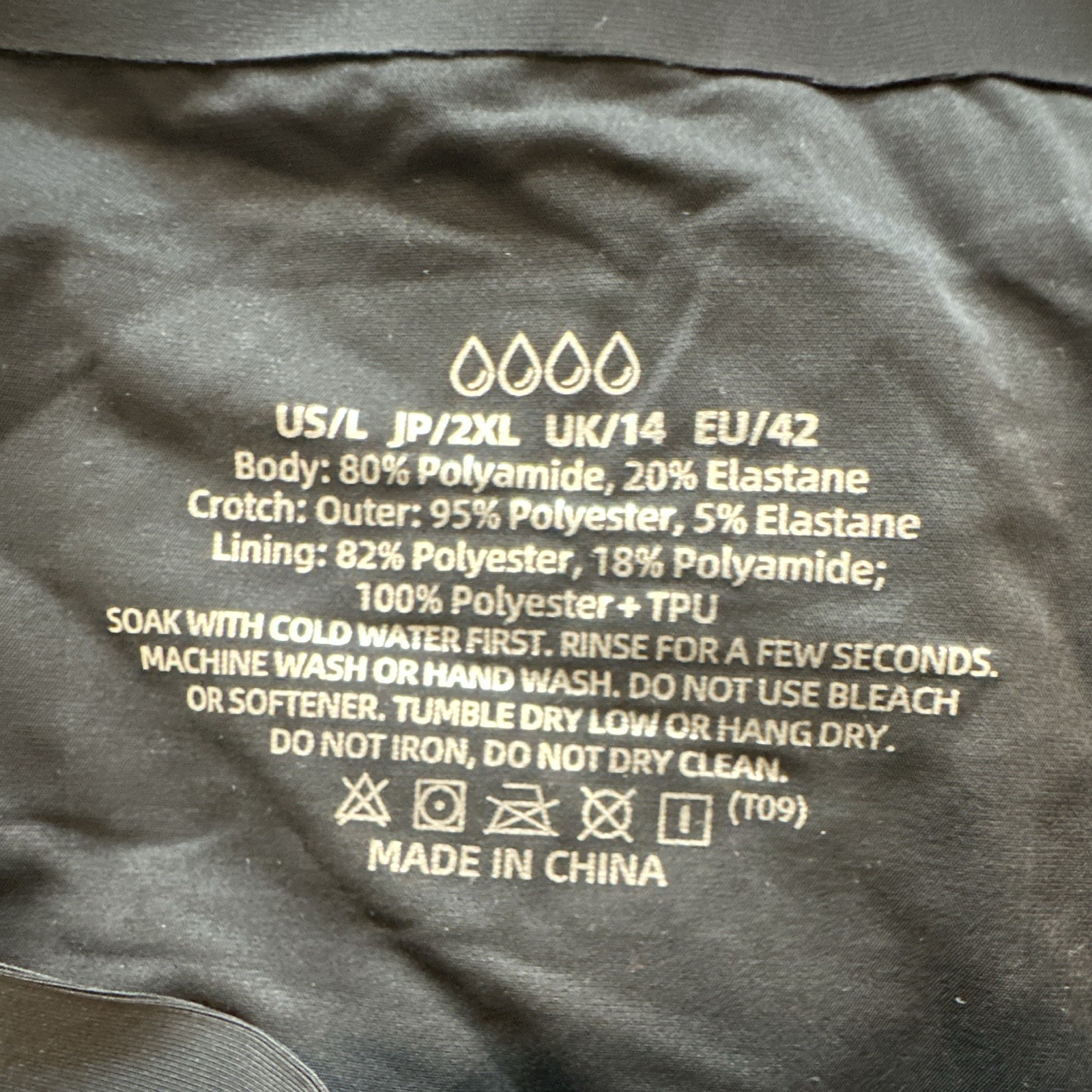 Women’s Seamless Bikini Panties Black Size L Solid Opaque Polyamide Elastane