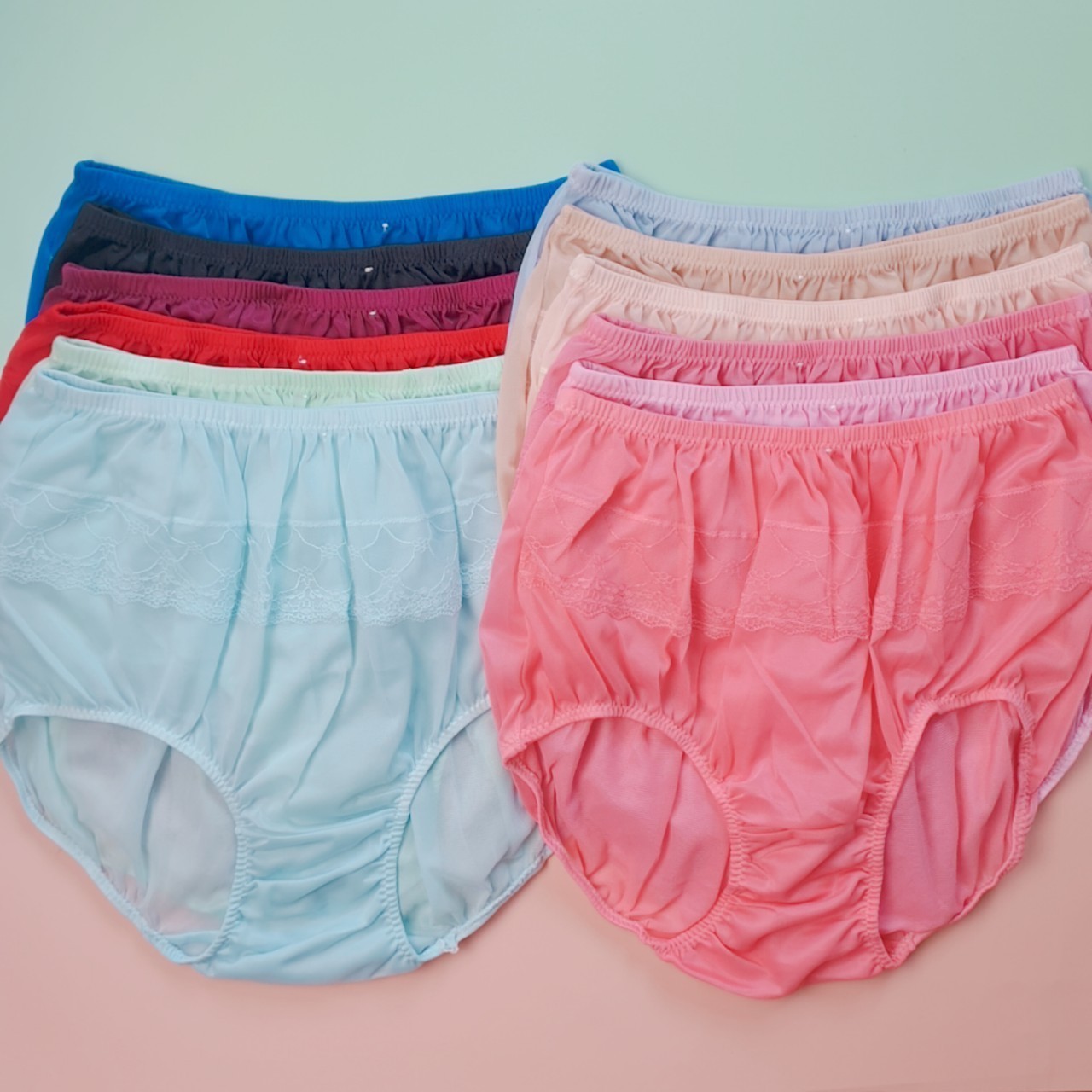 Unisex Nylon Panties Men Women Underwear Plus Size Comfort High Waist Knickers