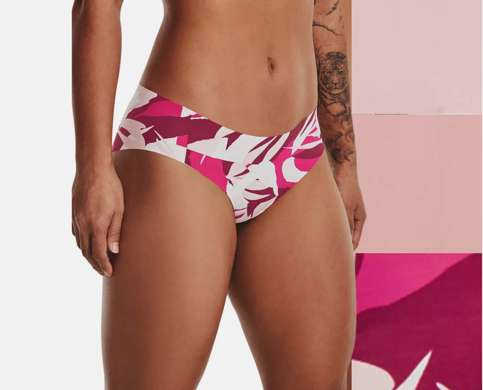Womens Under Armour Pure Stretch Hipster Panties Underwear Panty 3 Pack S L NEW