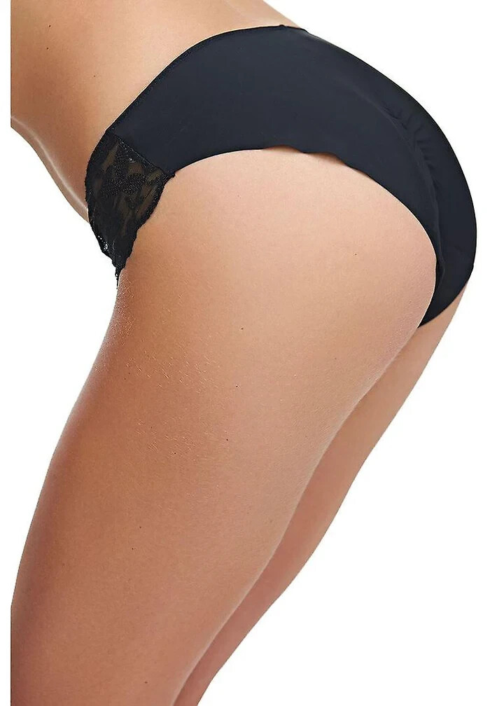 Fantasie Sienna Brief Black Size XS 8 10 Embroidered Lace No VPL Knickers 2675
