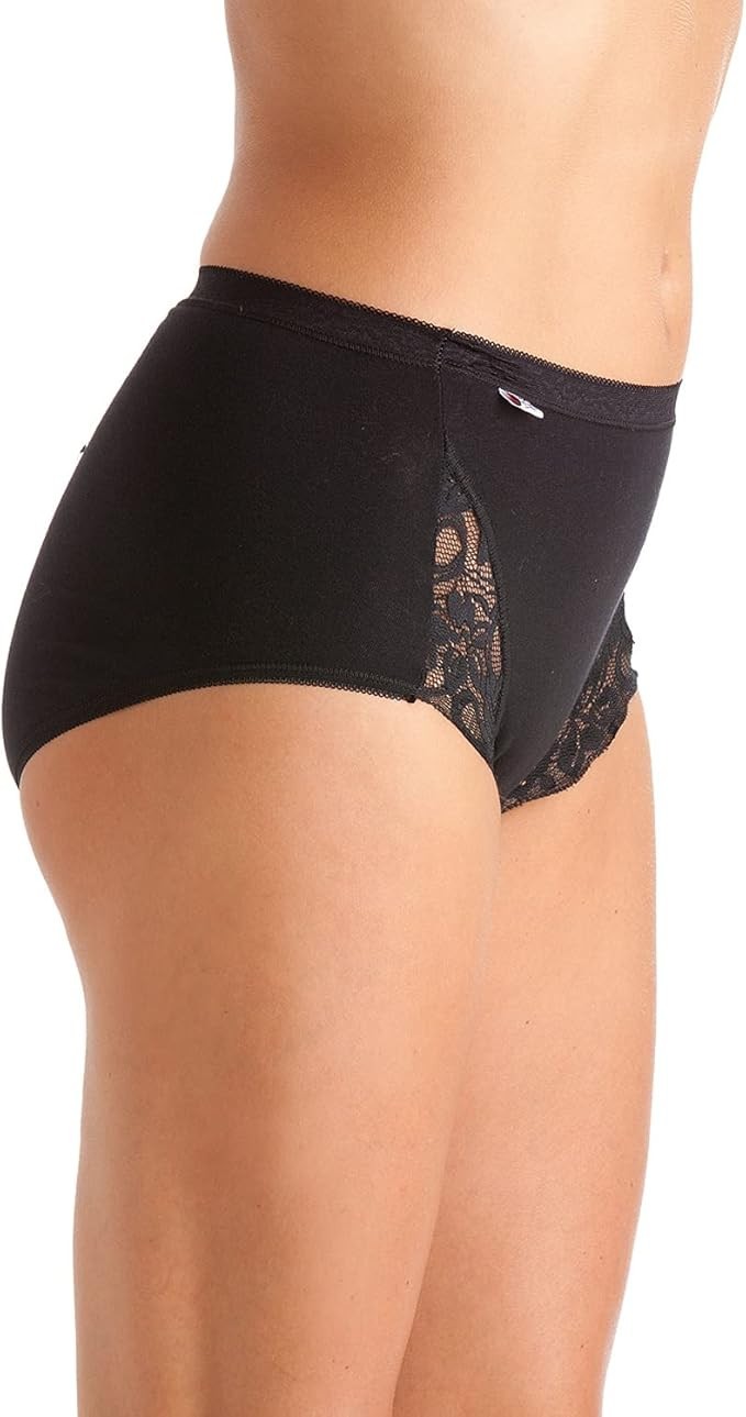 Maxi Briefs Ladies Soft Cotton Rich Full Cover Underwear 3 Pairs Knicker Panties
