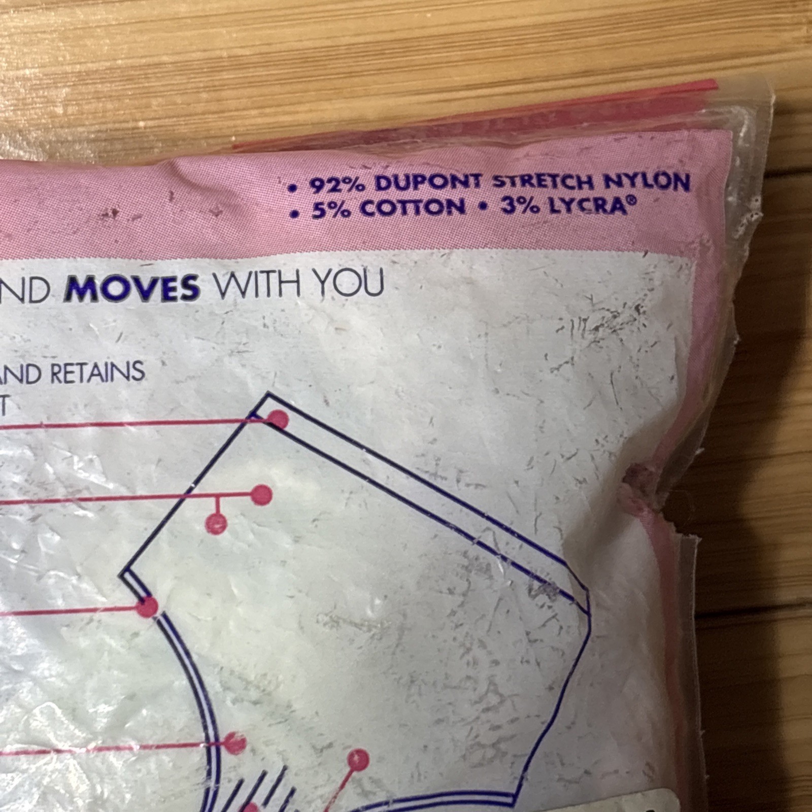 Vtg Lovepats Panties Original Stretch Briefs Lace Pattern 8-10 40-48 Hip New