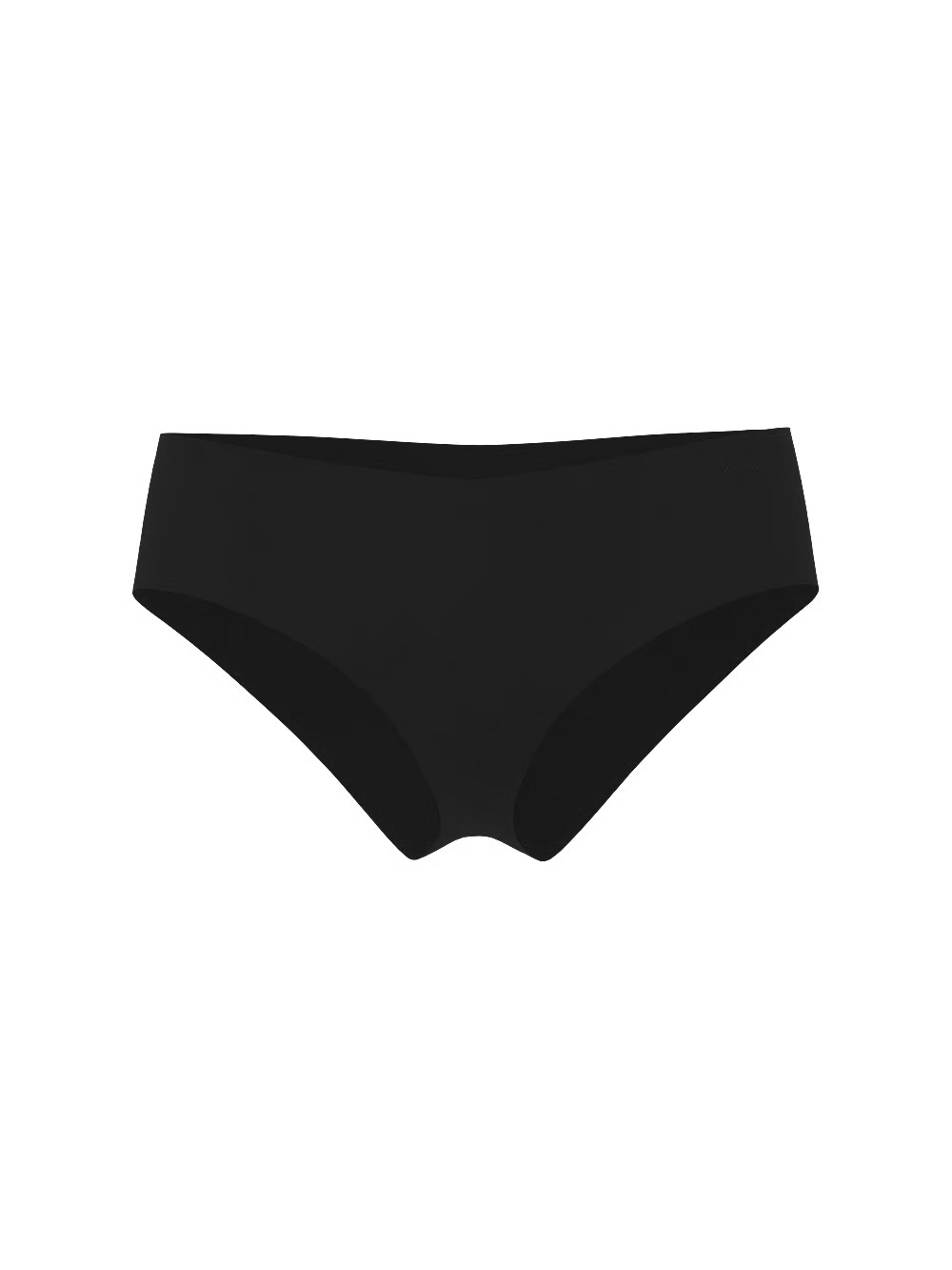 NWT VICTORIA’S SECRET PINK XS BLACK COTTON ELASTANE BLEND NO SHOW CHEEKY PANTIES