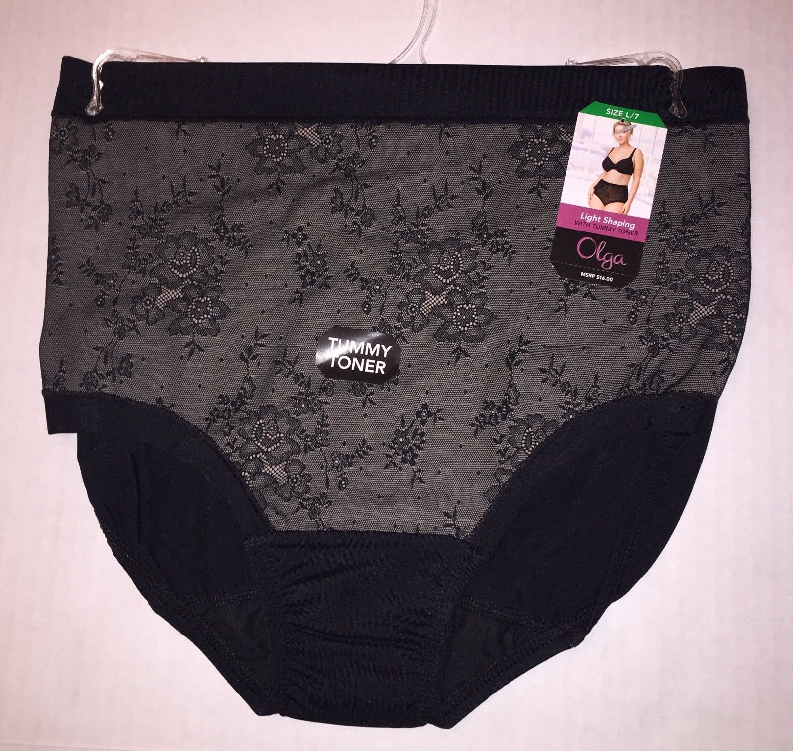 Olga Panties Light Shaping Briefs Lace Tummy Toner Slimming Shapewear GS2961P