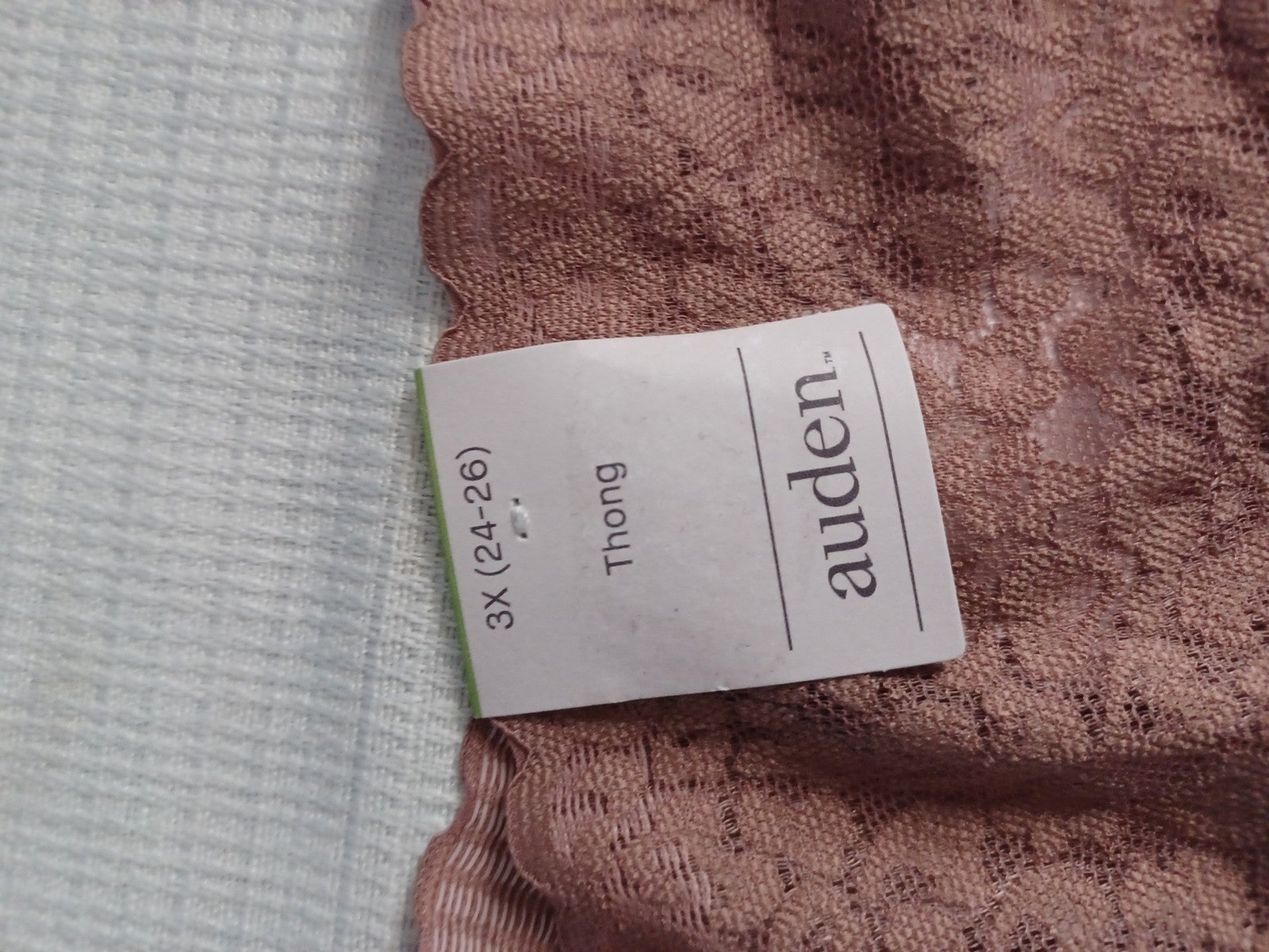 Auden NWT Plussized 3X (24-26) Thong, Bayshore Bundle. Panties Lingerie.