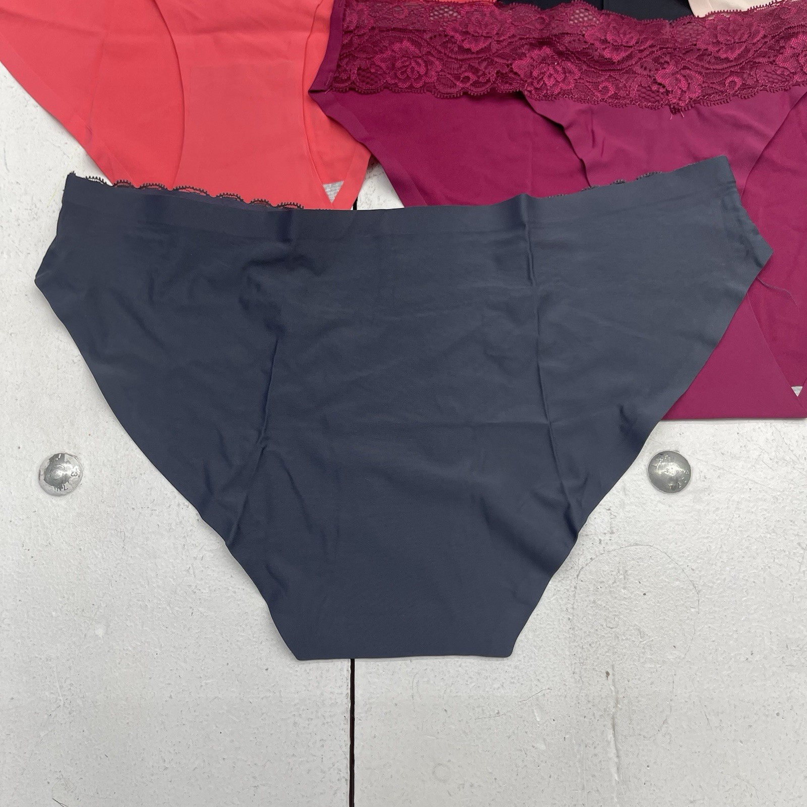 Commodity 6 Pack Lace Trim Multicolor Bikini Underwear Women’s Size Medium