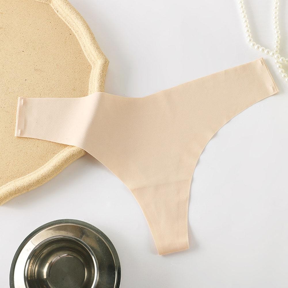 Fashionable Plus Size Low Waist Triangle Underwear Made of Ice Silk Cotton