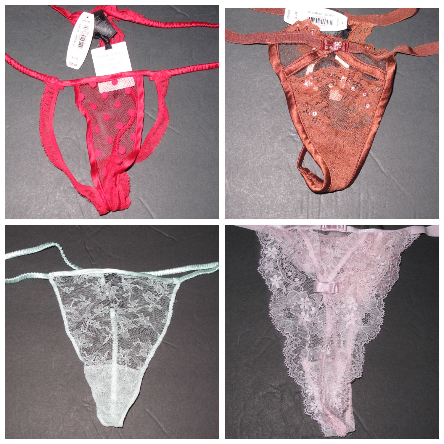 Victoria’s Secret Designer Collection Lace Various Panties NWT