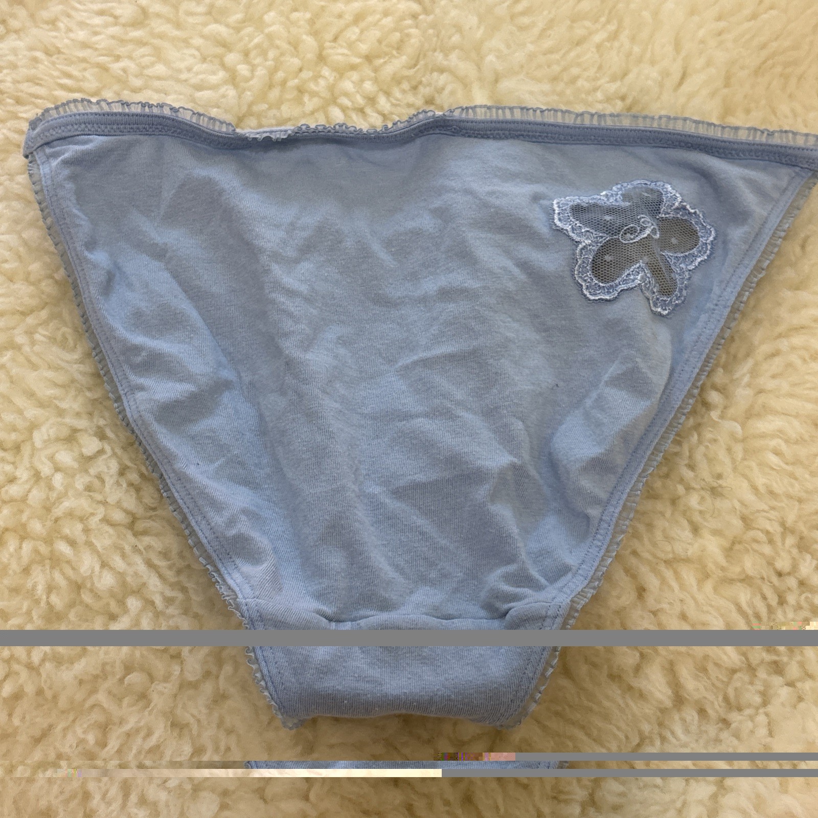 Vinatge PINK Victoria’s Secret String Bikini Panty #7500