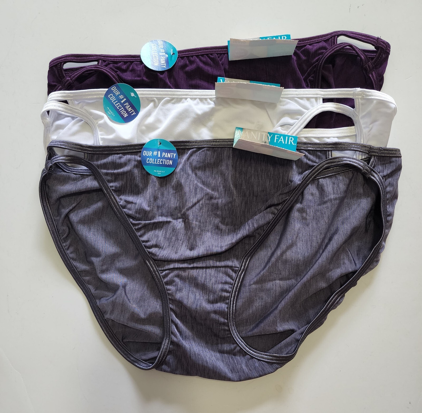 3 Vanity Fair Illumination Plus Size Bikini Panty Multi 18810 Sz 10/3X – NWT