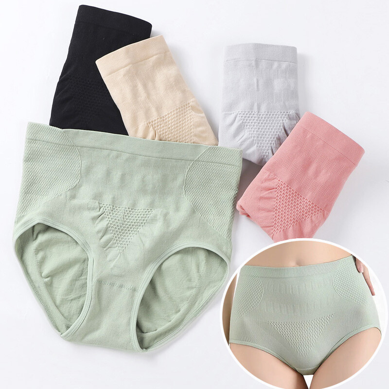 3PCS Women Shapers High Waist Body Shapewear Underwear Tummy Control Panties Top