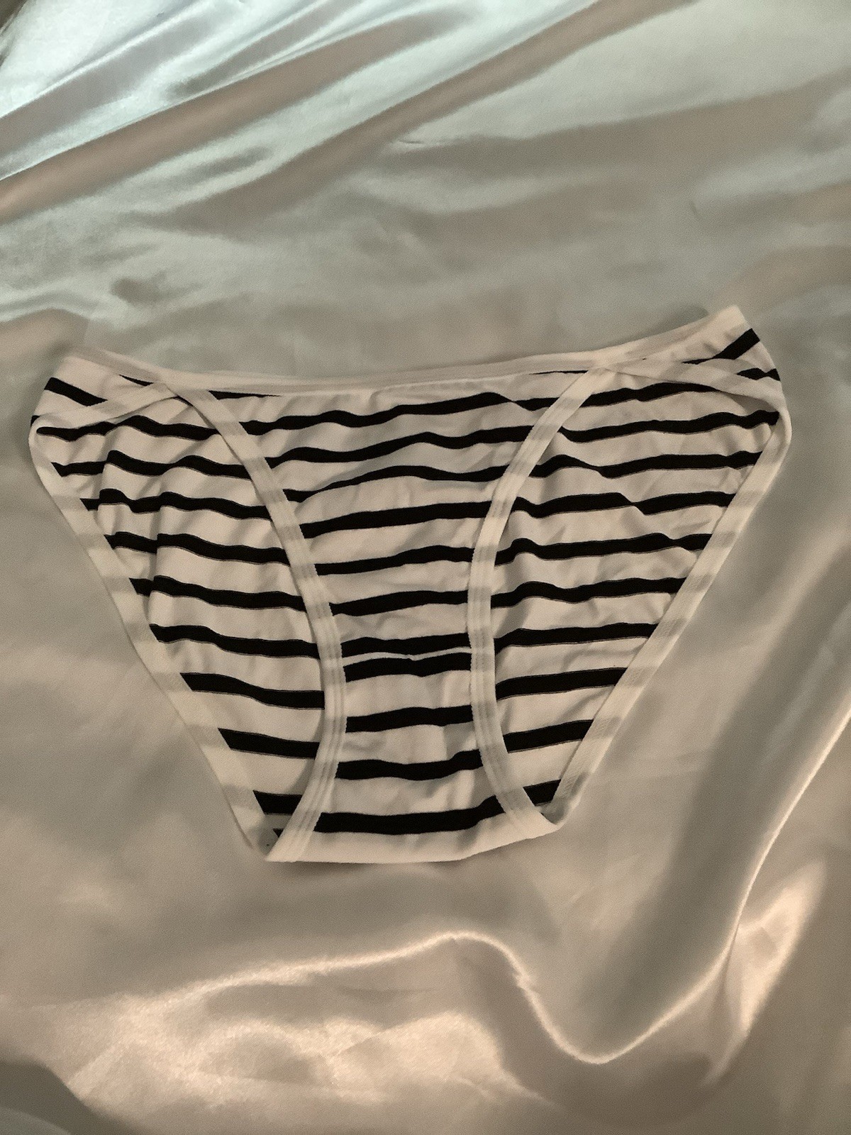 Women’s Teens Striped Bikini Panties Blue Red Pink Beach/Summer 3pk X-LARGE XL