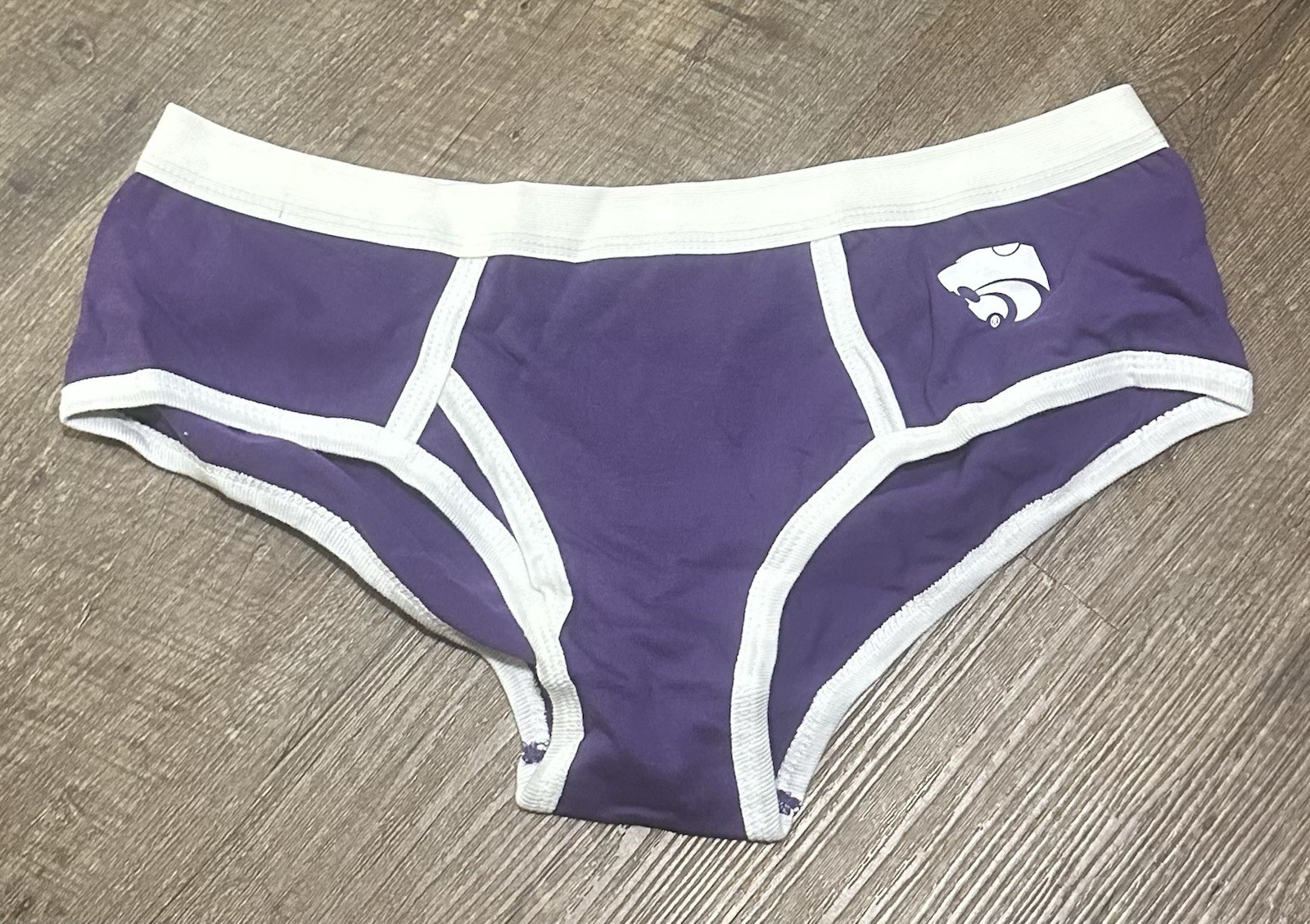 NWT KANSAS STATE UNIVERSITY WILDCATS College Logo Boy Shorts Underwear Panties