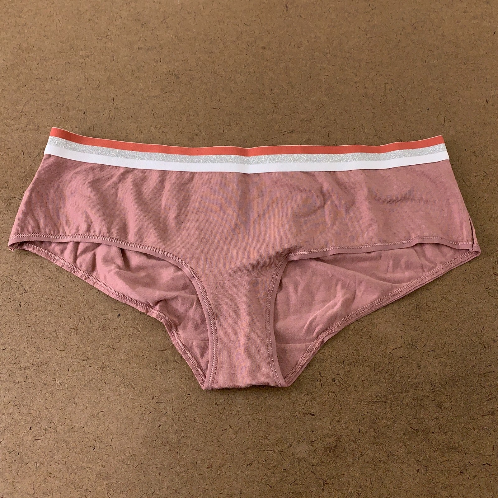 Iris & Lilly Women’s Size Large Nostalgia Pink 3 Pack Cotton Cheeky Hipster NWT