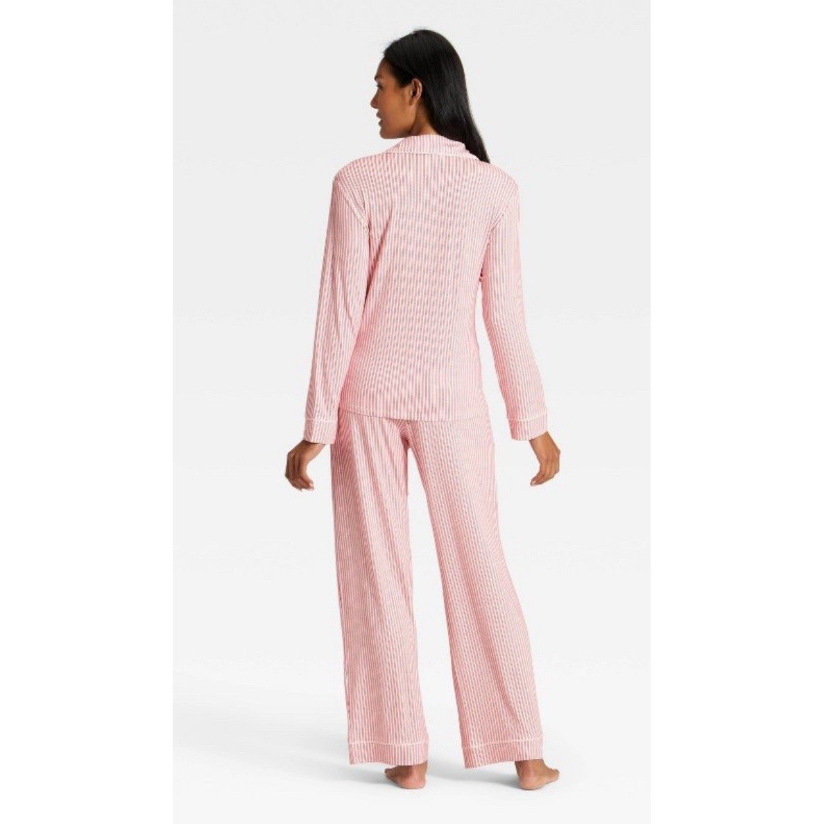 M/L -L top/ M bottom Cloud Knit Auden Modal Soft pajama set, Christmas red/white