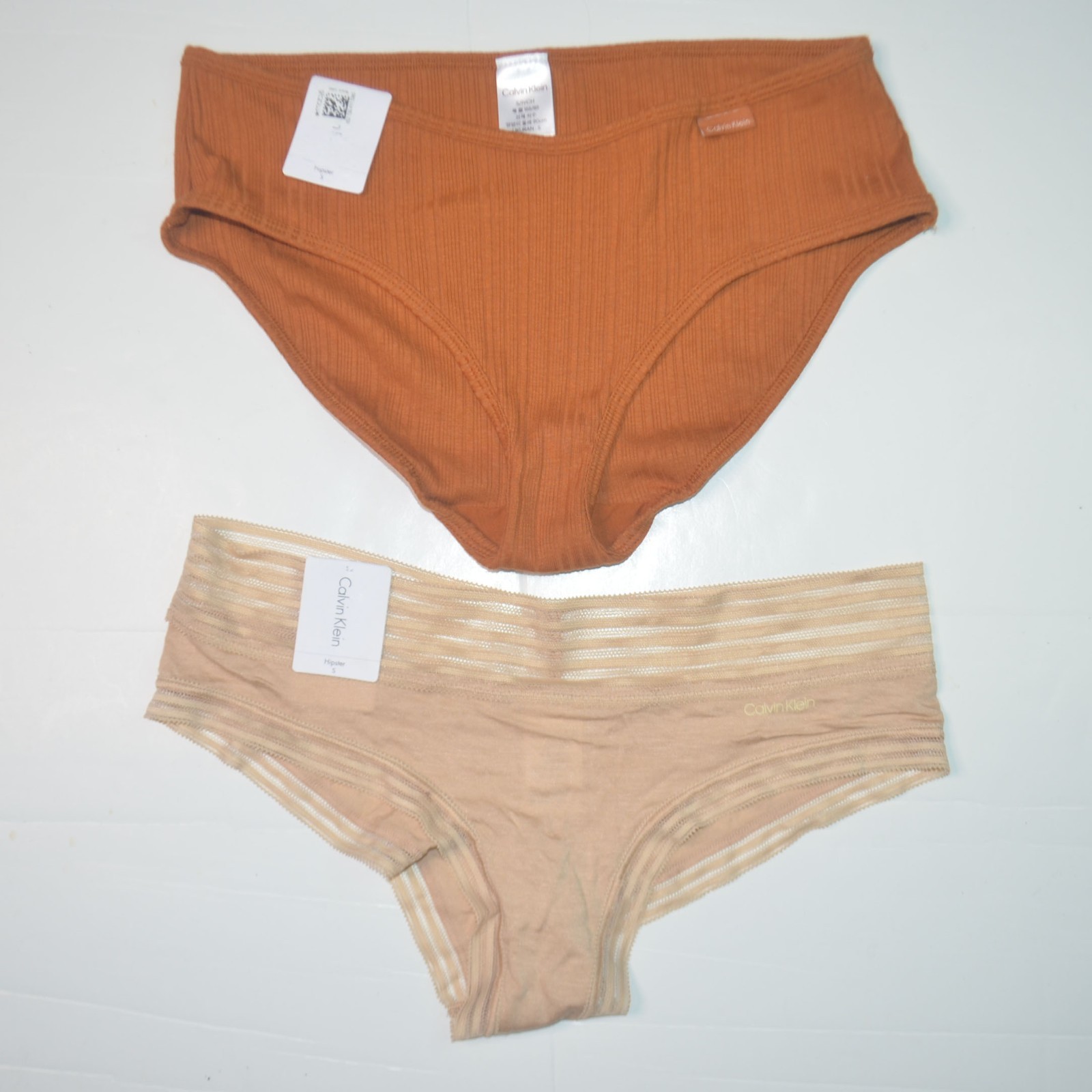 2 Pack NWT CALVIN KLEIN Assorted Hipster Underwear Sz S