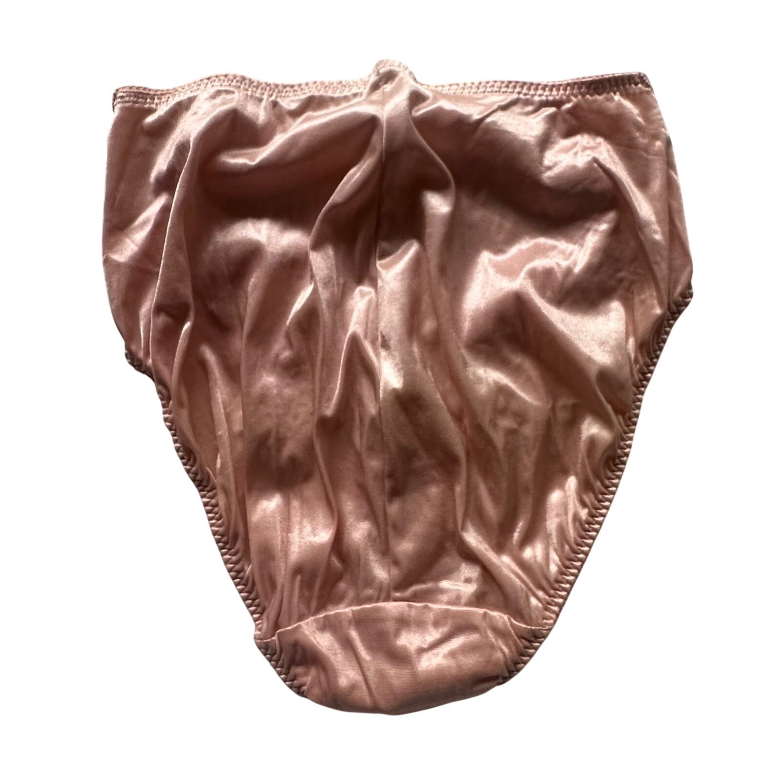 VTG Valentino Intimo 747 High Cut Lace Satin Panties Briefs Dusty Rose Pink S