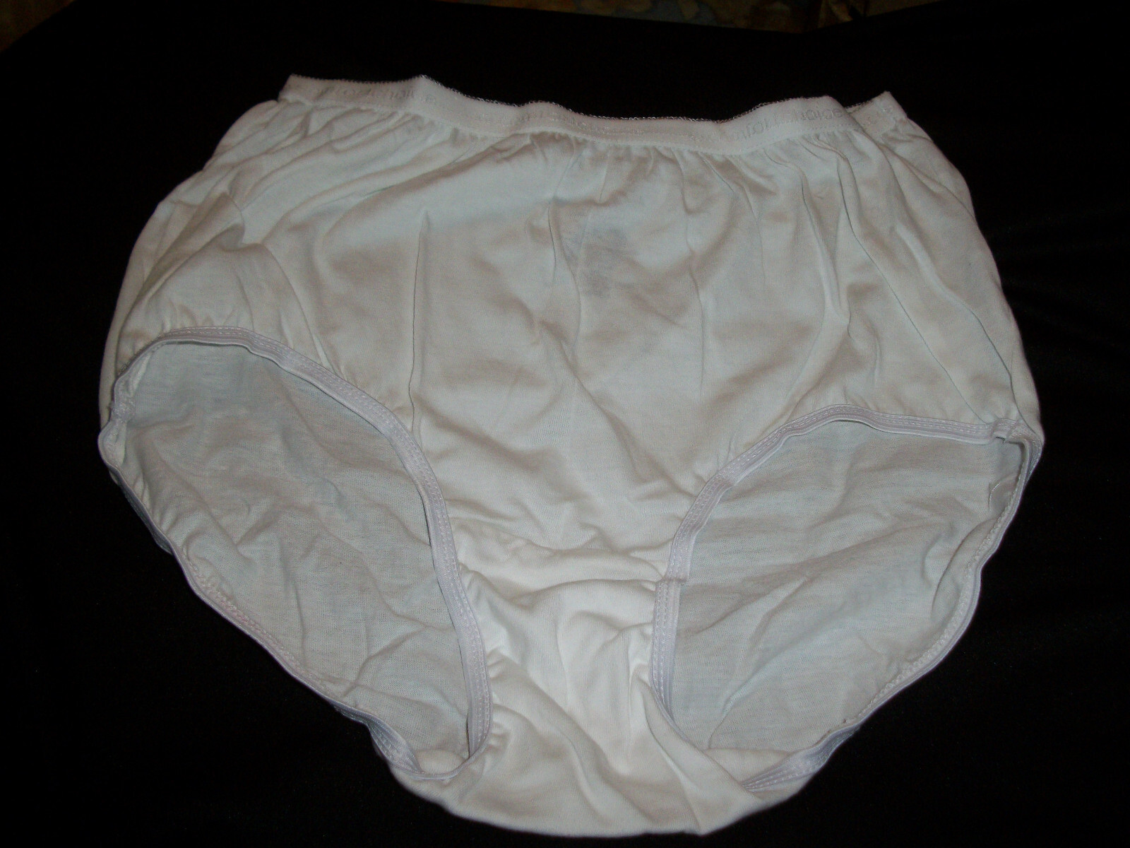 COMFORT CHOICE WOMENS PLUS SIZE 8 X-LARGE FULL CUT BRIEF PANTY 100% COTTON NWOT