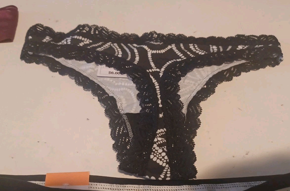 NEW Auden XS Cotton Blend Thongs Panties LOT OF 4 UNDERWEAR (0527-N)