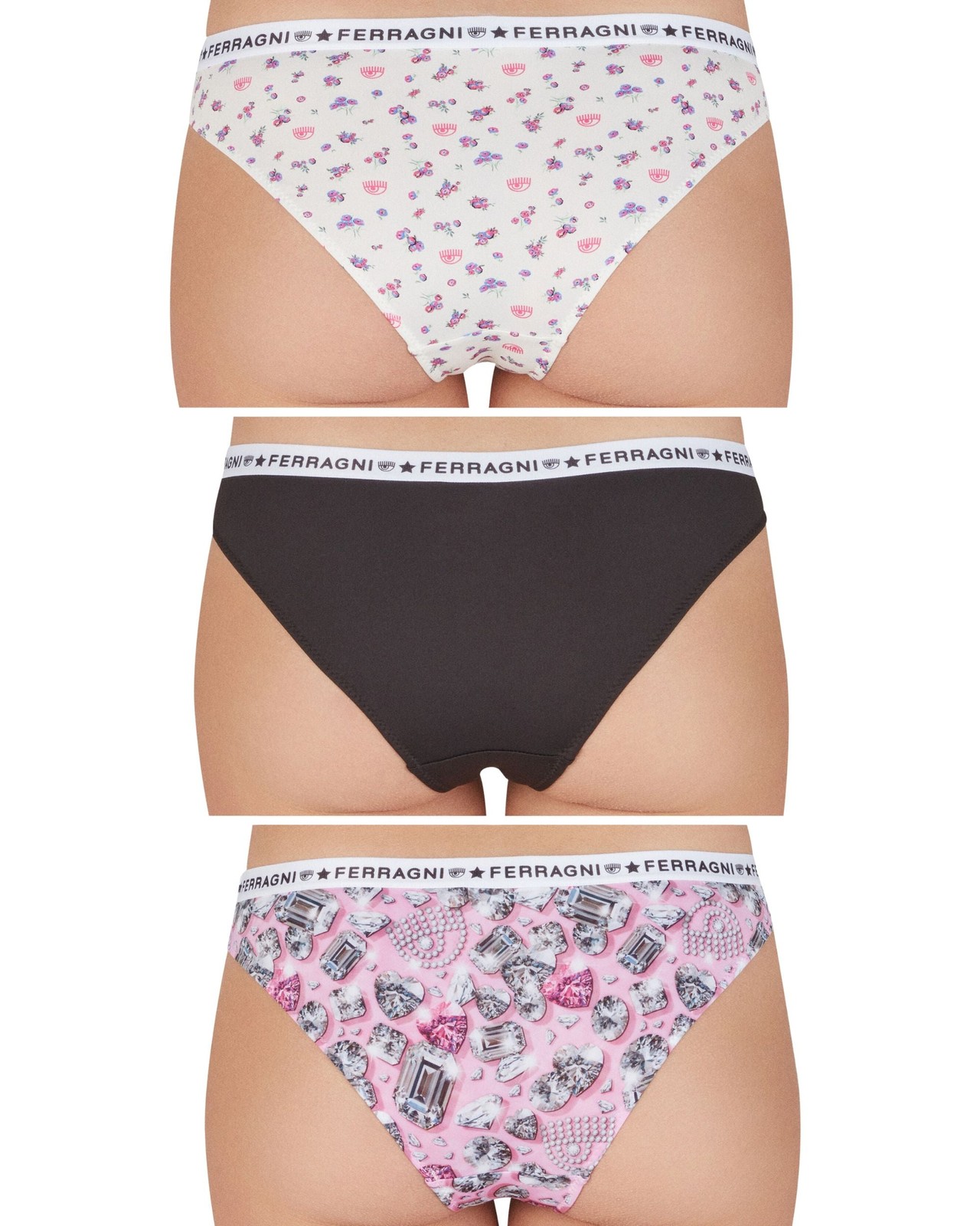 Chiara Ferragni Underwear Set A23024954 Briefs Women Cotton Multicolor