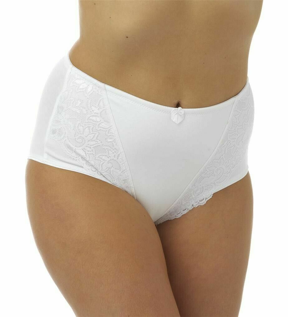 Marlon 3 Pack Light Tummy Control Support Pants Briefs cotton blend Size S UK 8