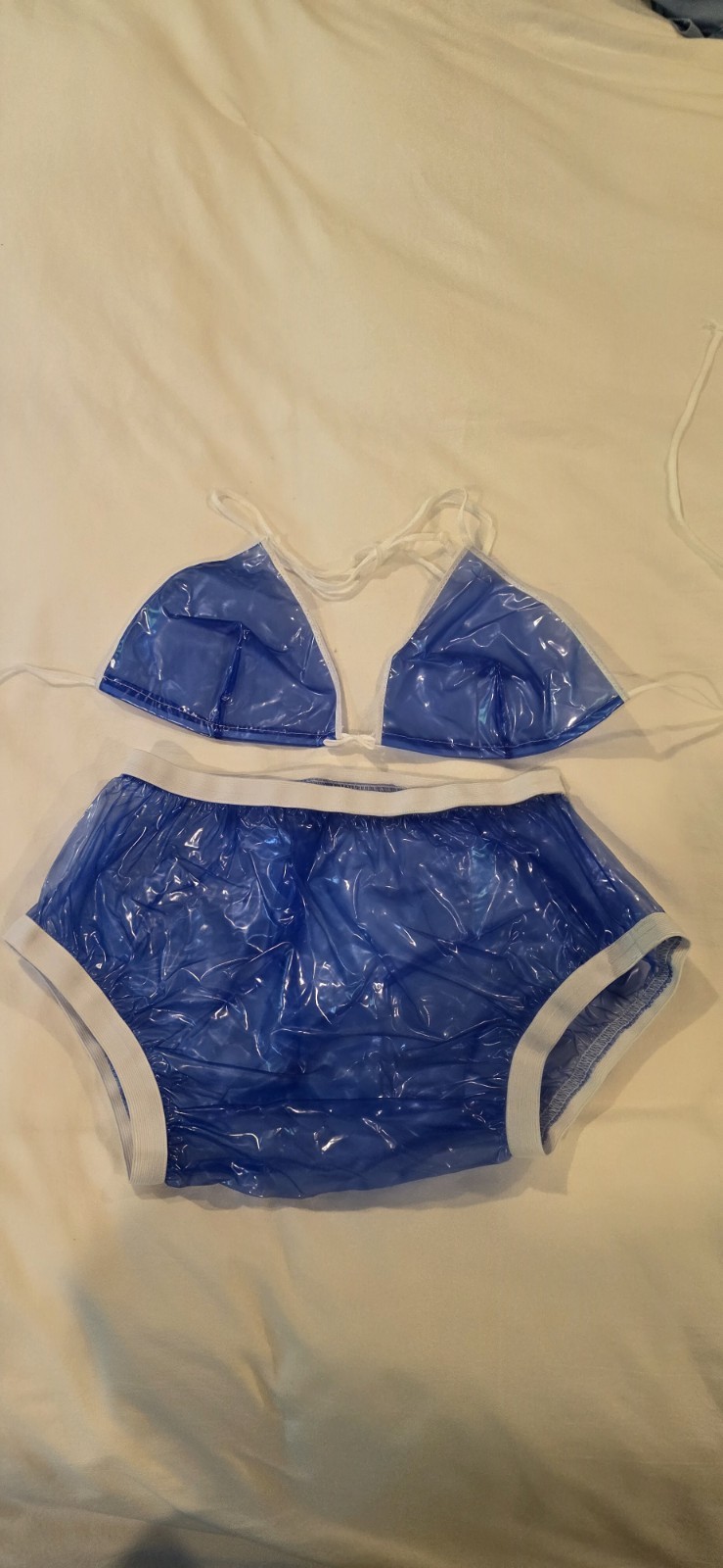 PVC Plastic Vinyl Ladies ABDL Panties Cosplay PVC vinyl sissy pants Waterproof