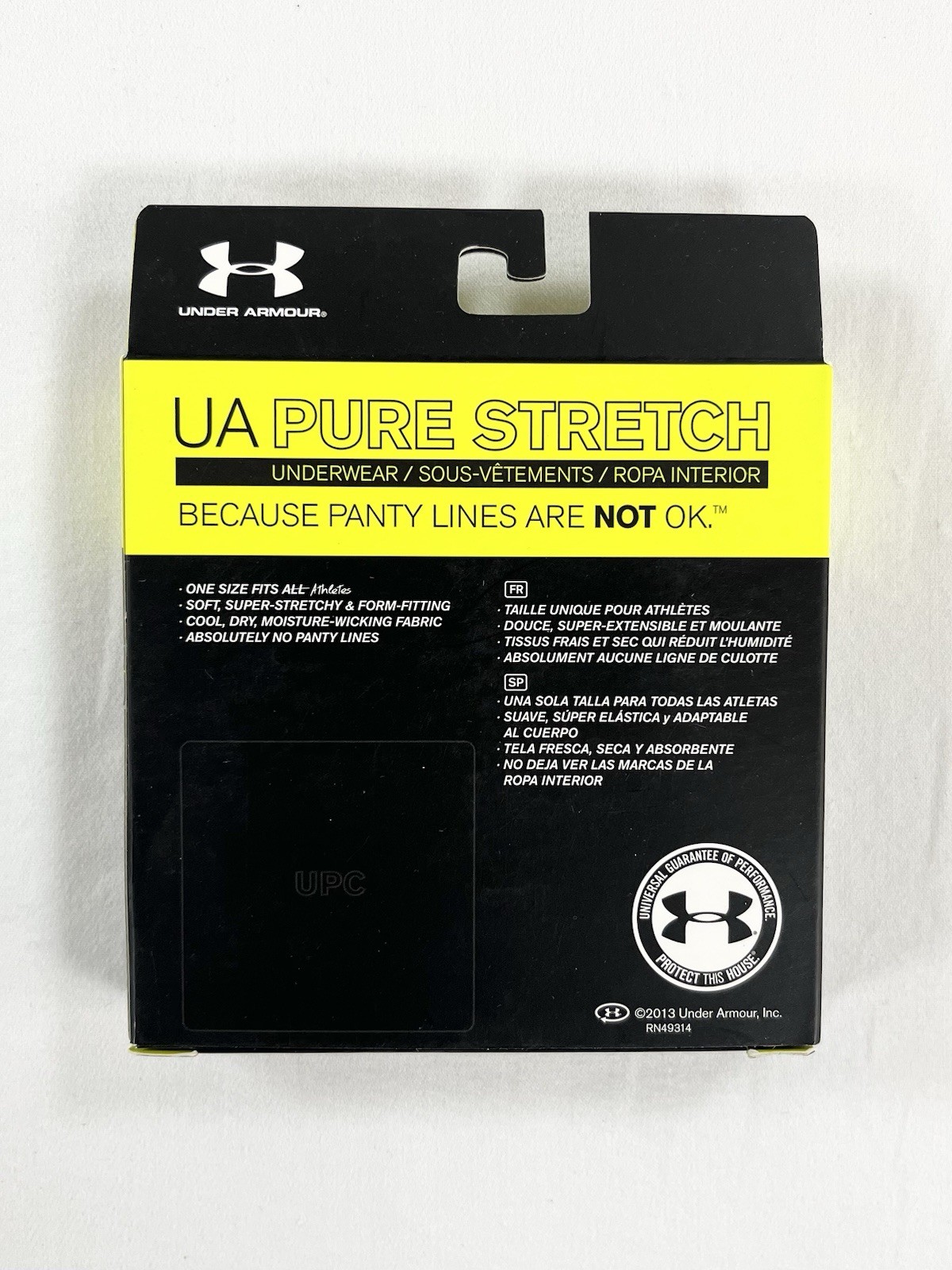 Under Armour Pure Stretch Cheeky Underwear Pink Star No Show Panties NWT OS 1