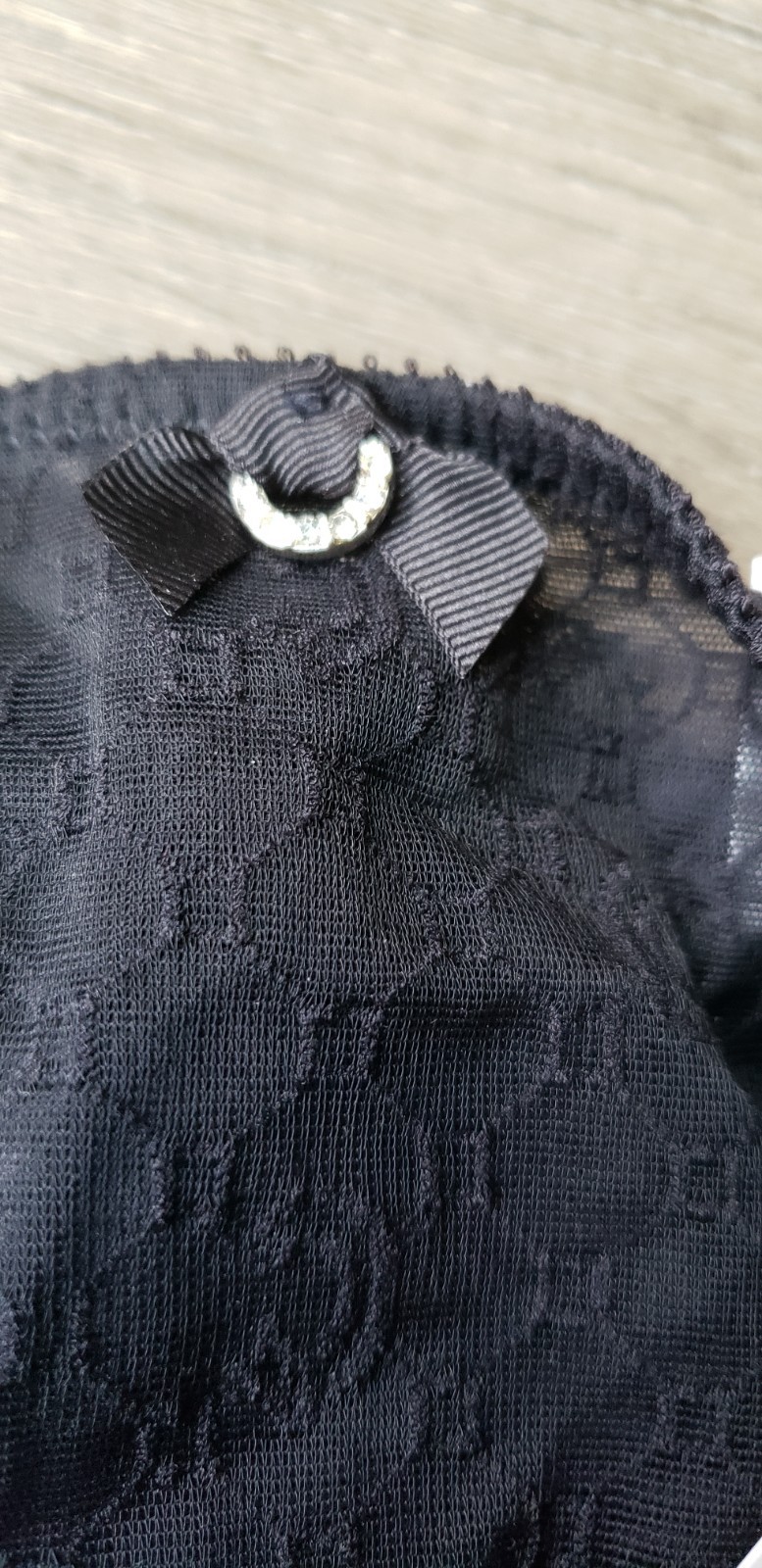 NEW Chantelle 3643 SHEER Black Lace Brazilian Panties Sz S Panty Nordstrom READ