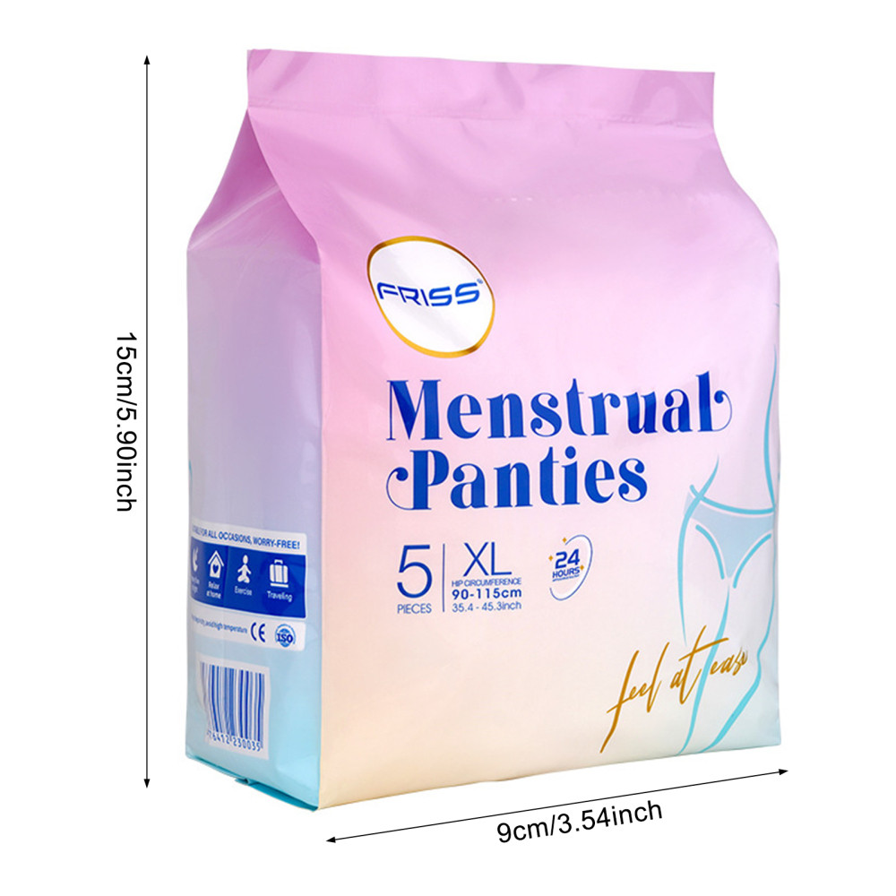 5pcs Disposable Menstrual Panties Underwear Postpartum Essentials All Day Night