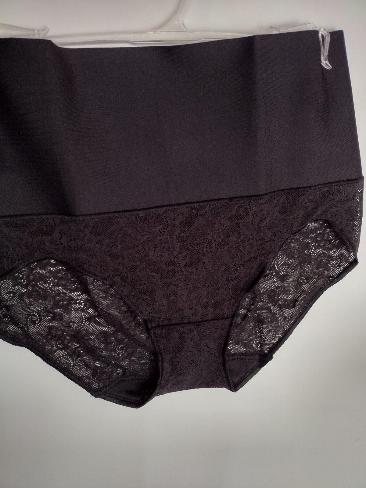 Maidenform Flexees Shaping Briefs Size 2XL Firm FP0051 Black Floral Lace