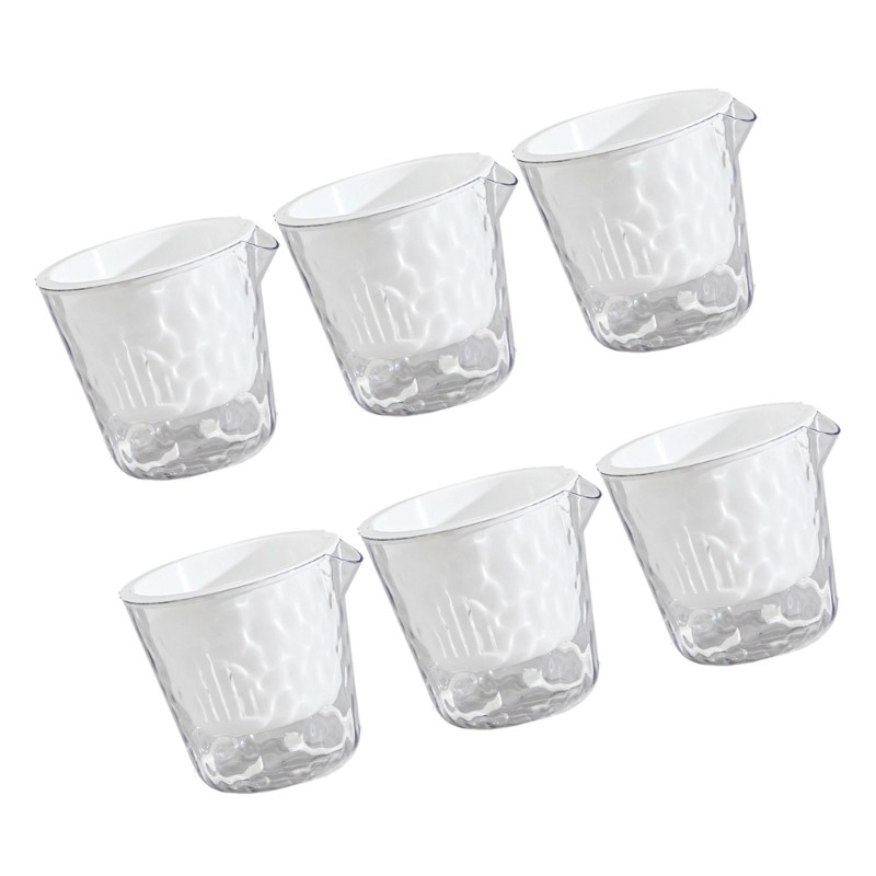 6pcs Lot Practical See Through Horticulture Holders For City Plant Lovers