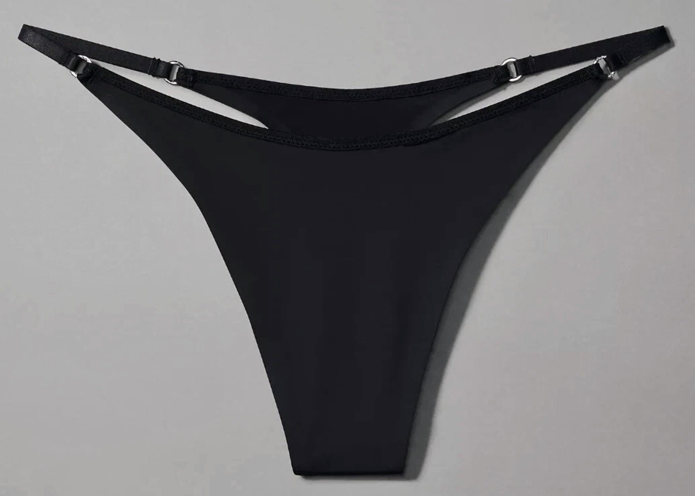 CALVIN KLEIN Sculpt Minimalist Black String Thong Panty Womens XS 4 XL 8 QD7323