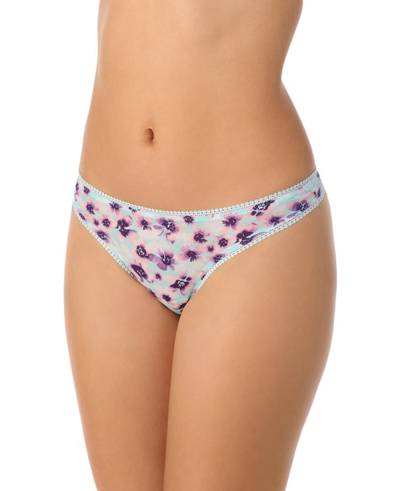 On Gossamer Printed Hipster Thong Women’s M/L Floral Dreams Pull-On
