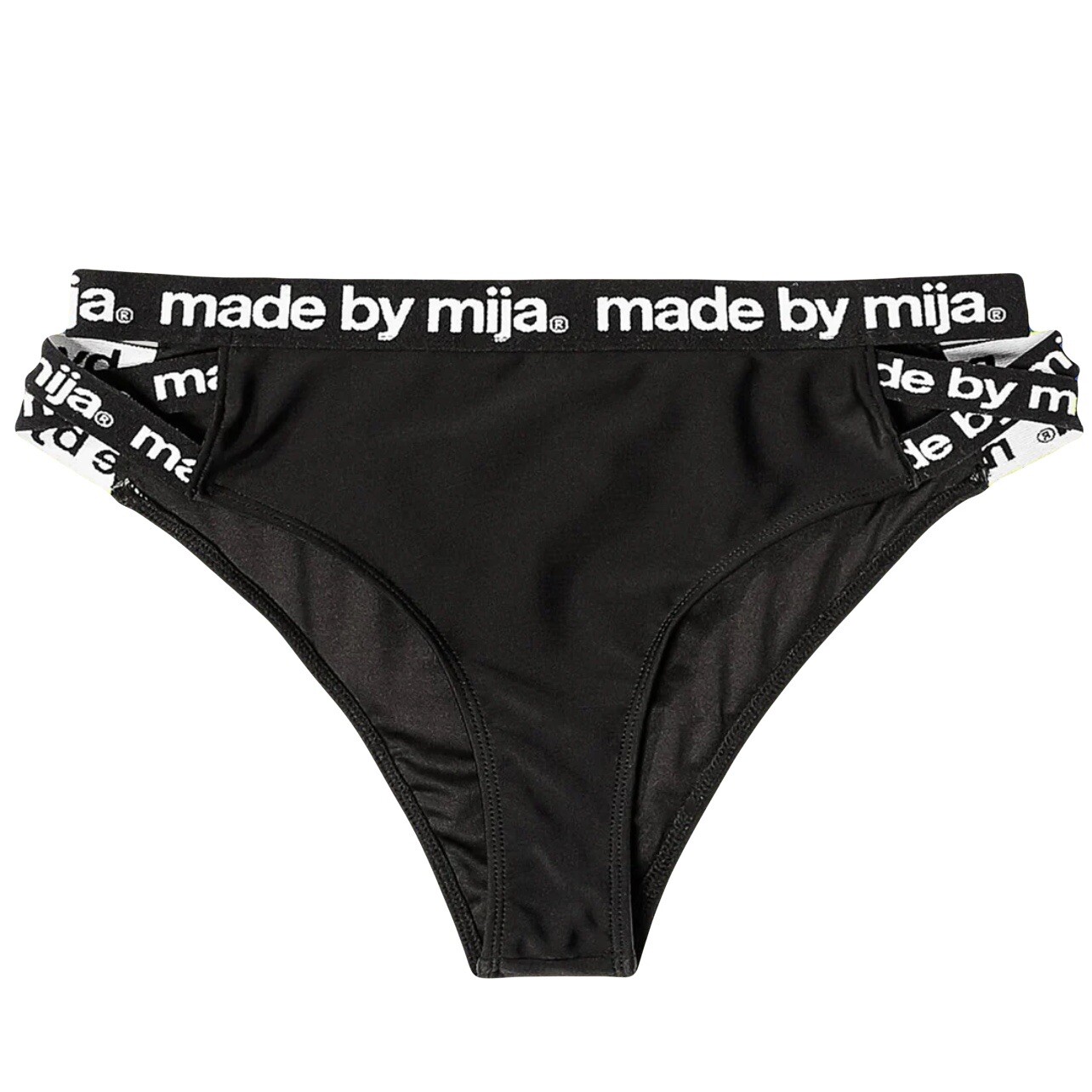 NWOT Made by Mija poor sports bottom sexy branded logo underwear EDM Gothcore S