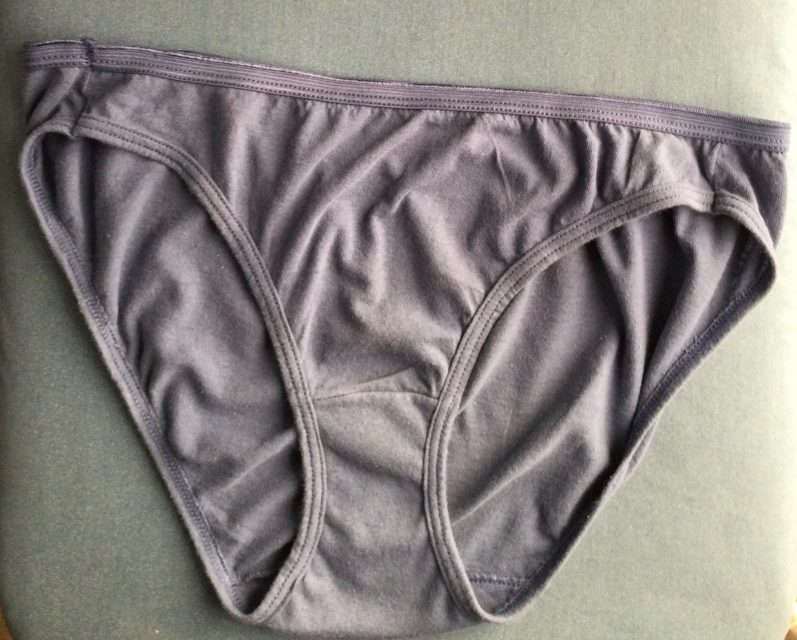 ladies underwear all cotton sz 6 denim new no tag by Hanes