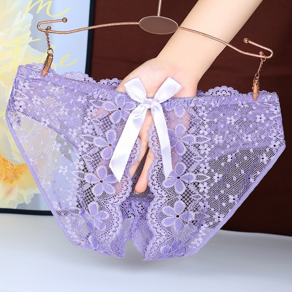 Glamorous Womens SeeThrough Panties featuring a Unique Crotchless Style