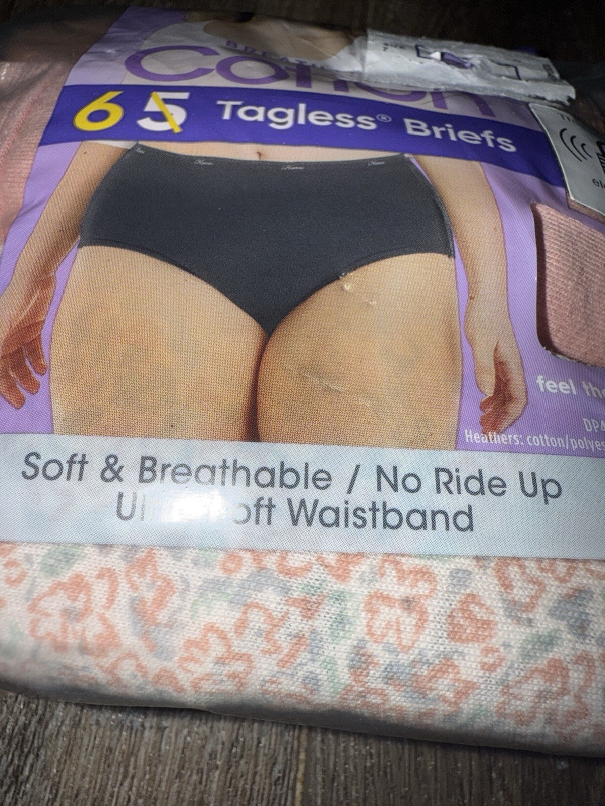 Hanes ~ 6-Pair Women’s Brief Underwear Panties Cotton Breathable ~ 2XL/9