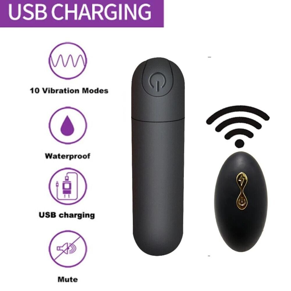 10 Modes Wireless Remote Control Invisible Vibrating Panties Waterproof Bikini