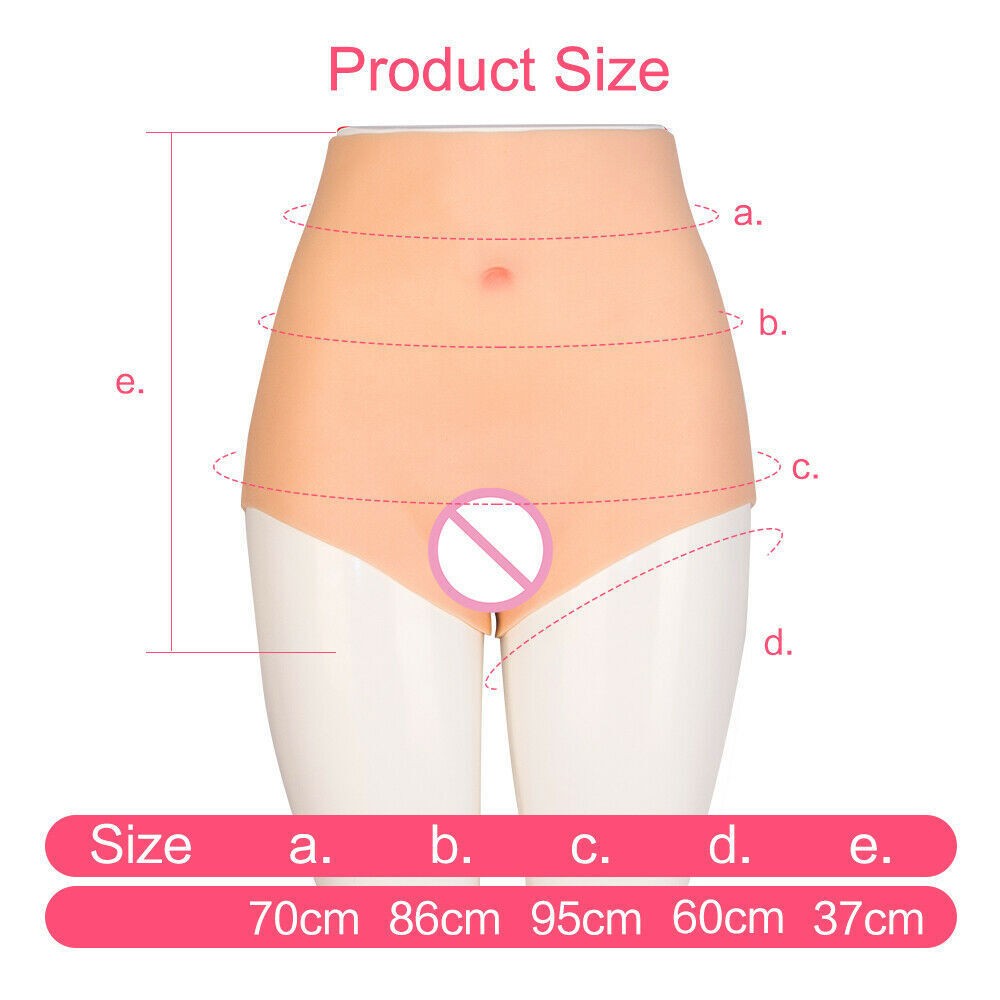 Silicone Fake Vagina Pants Hip Enhancer Transgender Panties For Crossdresser