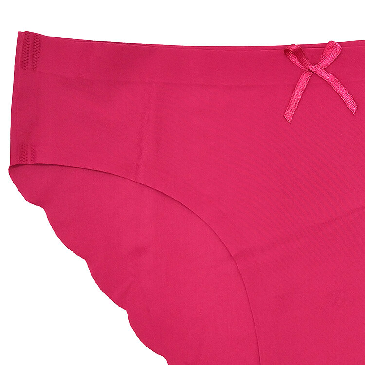 Womens Seamless Ice Silk Midi Briefs Comfort Smooth Panties Knickers Size 12, M