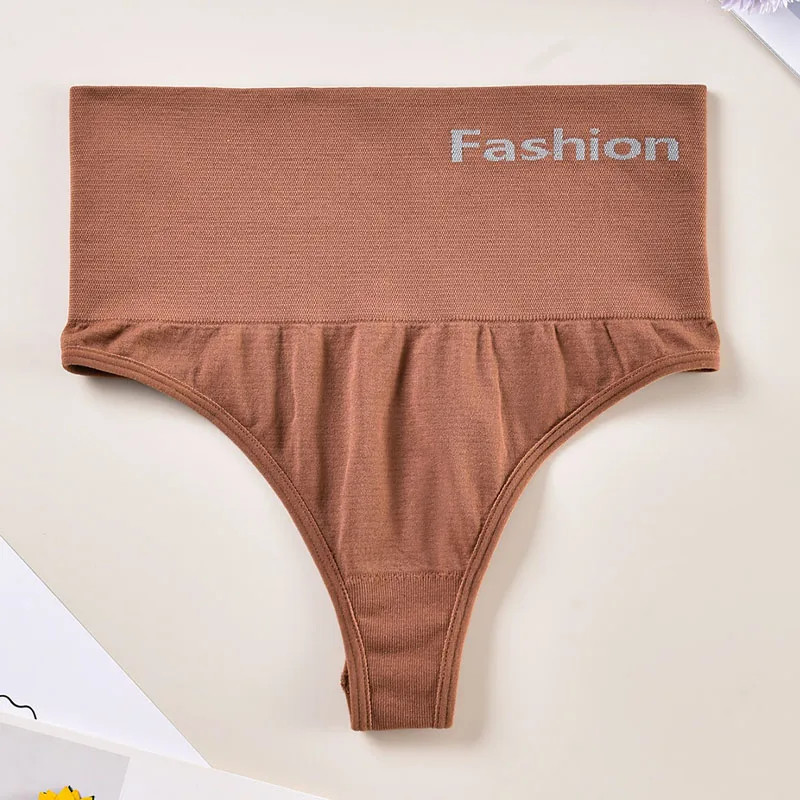 High Waist Thong Panties Women Seamless Open Back Underwear G String Brief