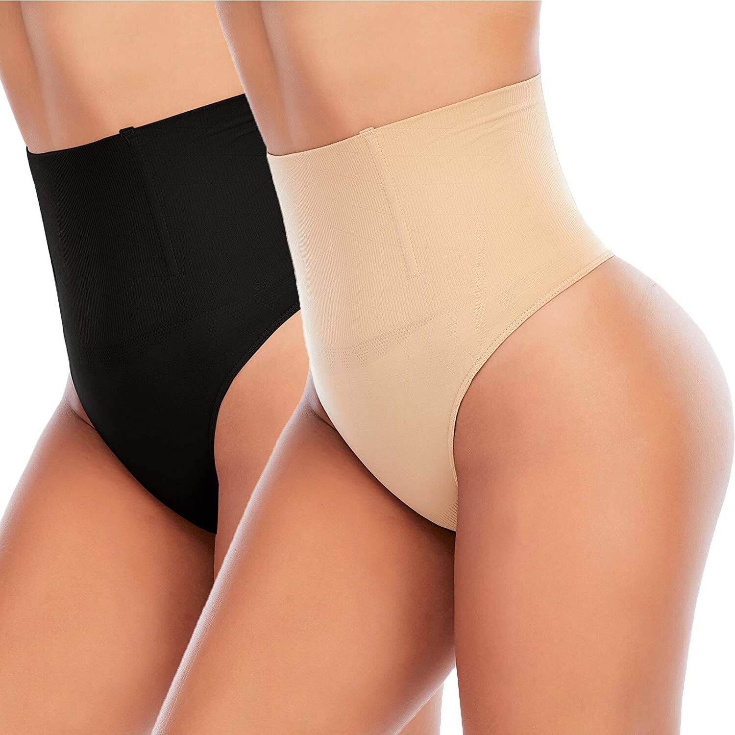 Women Tummy Control Thong Shapewear Seamless Thong Panties Body Shaper Underwear