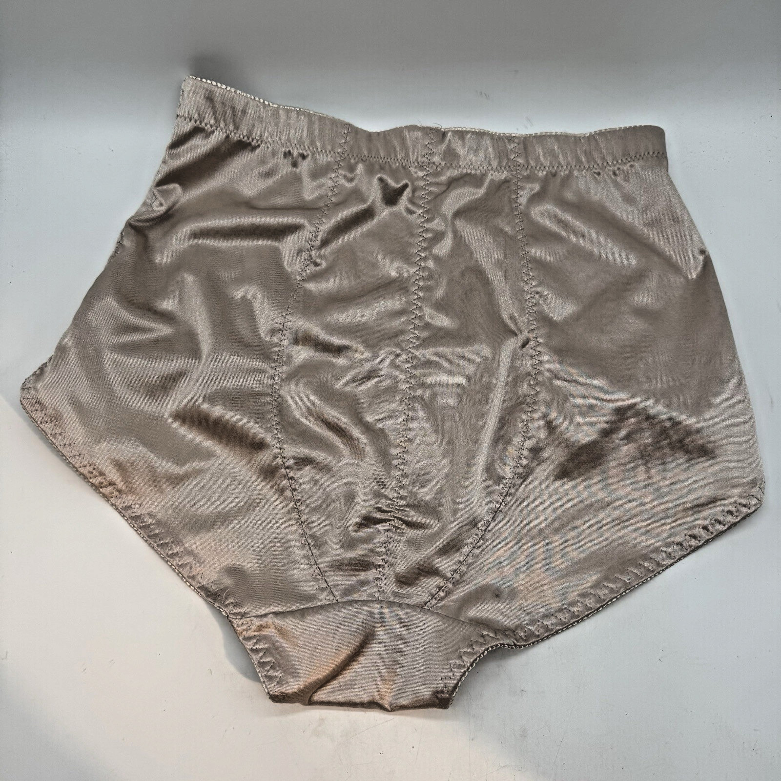 NEW Delta Burke Collection Vtg. Lacy Satin Panty Women’s 3X Hi Cut Side Panel