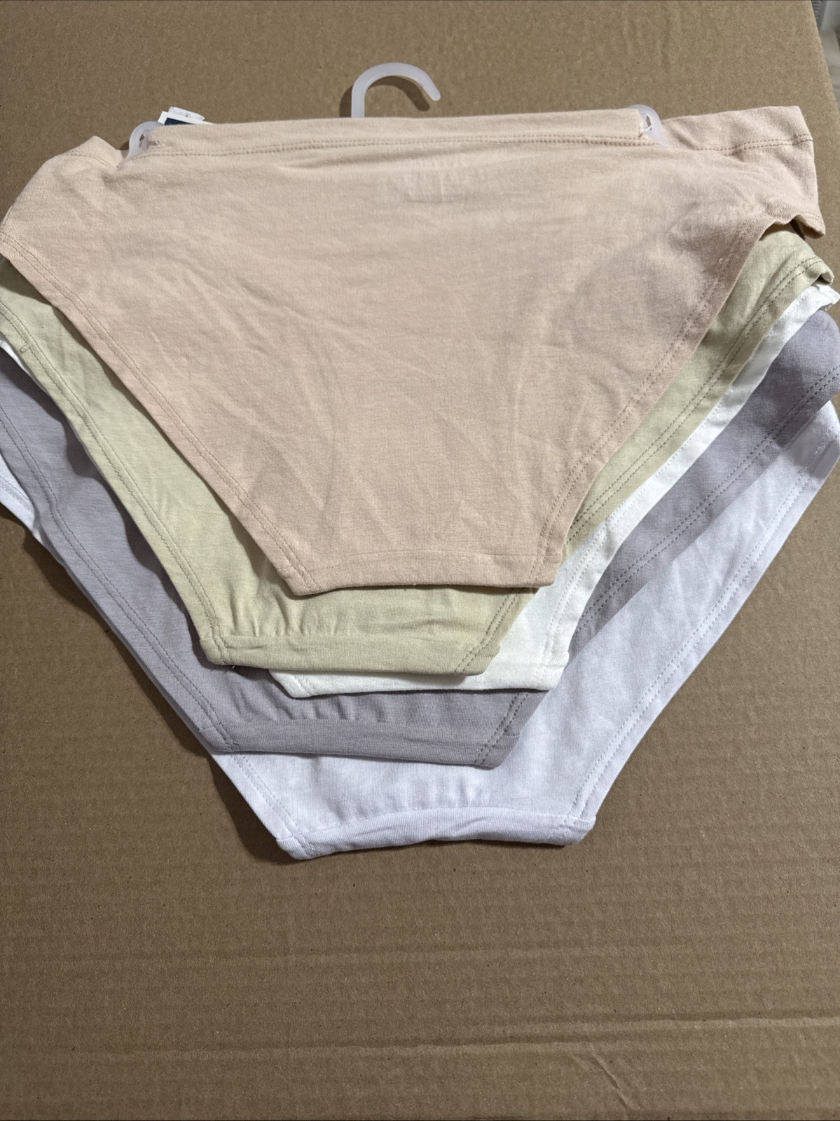 Danskin Women’s Ladies Panties Organic Cotton Hipsters Panties Nude Tone Size XL