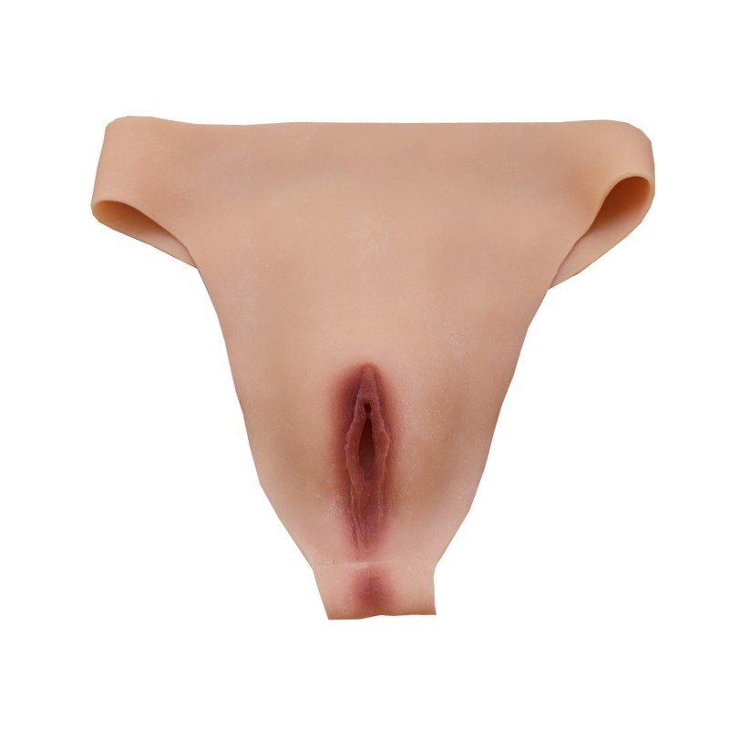 New Men Silicone Camel Toe Fake Vagina Panties Briefs Crossdresser Hiding Gaff