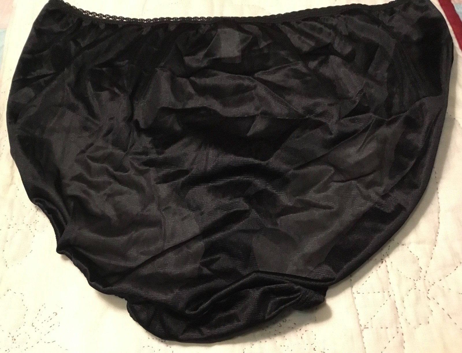 4 Pair Ladies 100% Polyester Black Colored Briefs Style# SB4000 RN# 86752
