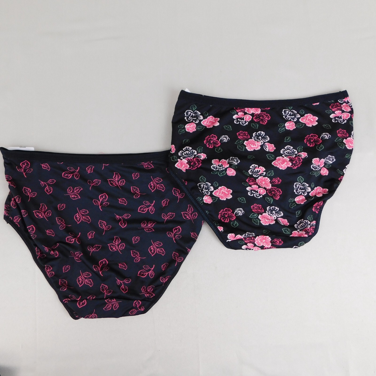 5pc Lot Bobbie Brooks Women’s High Waist Bow Brief Panties Size 6, Medium