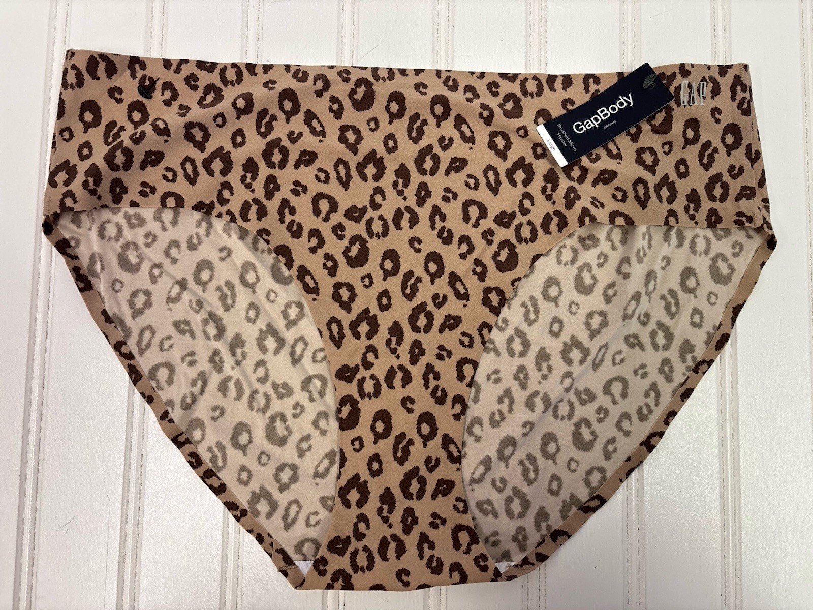 GAP GapBody Women’s No Show Brushed Micro Hipster Panties Underwear Size L NWT