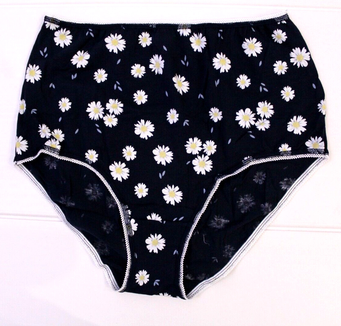 Ex M & S Ladies 5 Pack Cotton Lycra Full Briefs Knickers Underwear Size 10 to 24